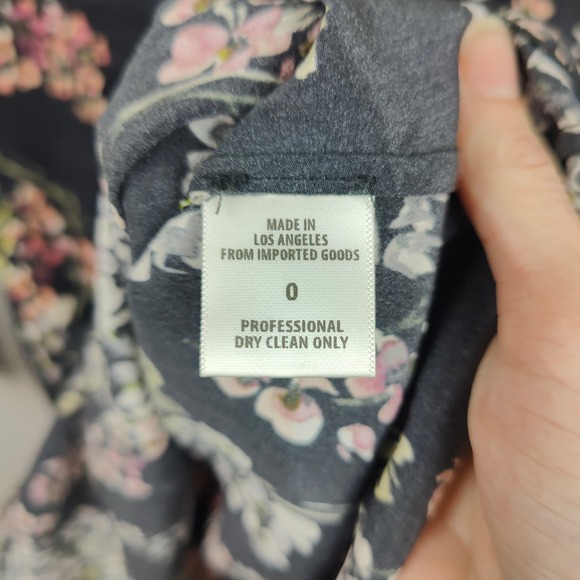 Stone Cold Fox Black Floral Long Sleeve Dress - Picture 7 of 9